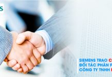 Siemens chứng nhận phân phối