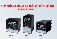 thay đổi mã hàng bộ điều khiển nhiệt độ dòng PXF Fuji Electric