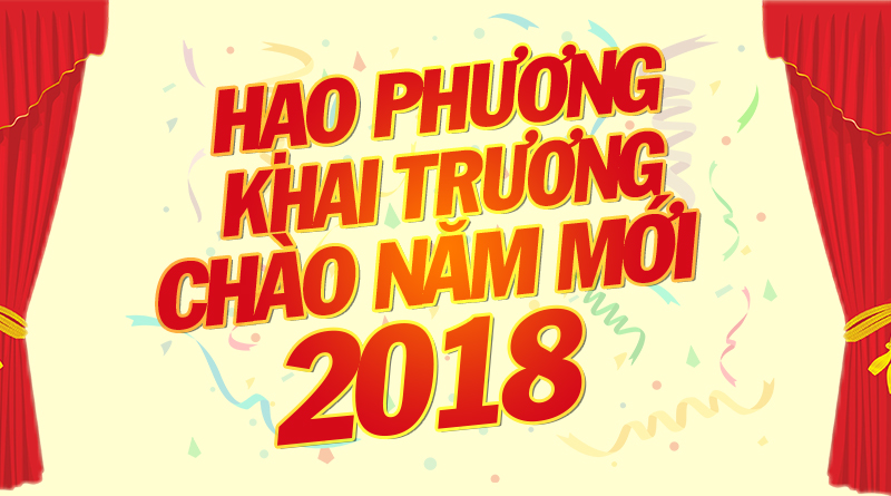 Khai trương hạo phương năm mới 2018