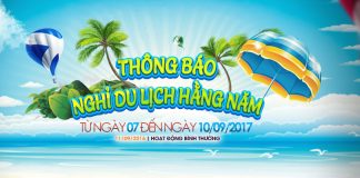 du lịch nghỉ dưởng hàng năm 2017