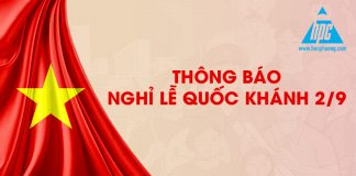 thông báo nghỉ lể quốc khánh