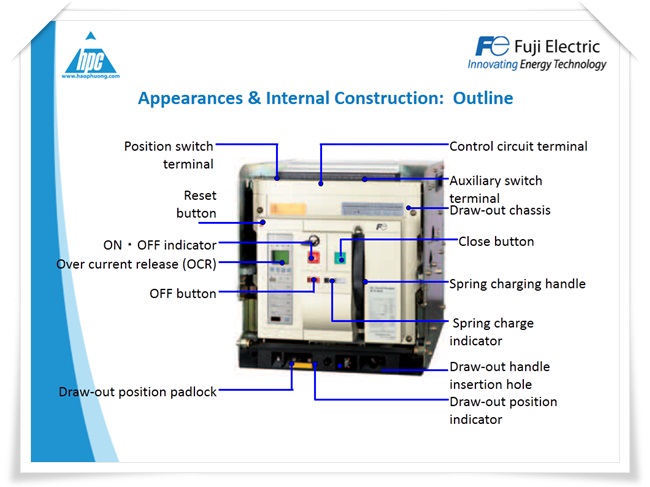 Máy cắt hạ thế ACB Fuji Electric, ảnh 3