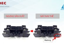 Hạo Phương thông báo IDEC ngừng sản xuất đế relay dòng SH, SM, SR và SY đuôi “A” Đế Relay dòng SH SM SR SY