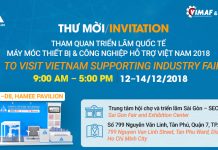 thư mời triển lãm vimaf và vsif 2018