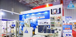 gian hàng Hạo Phương tại triển lãm Vimaf-Vsif 2018