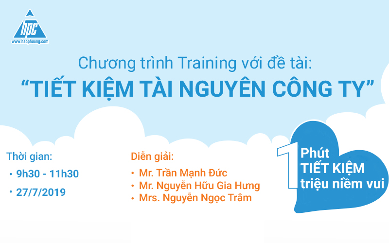 Tiết kiệm tài nguyên Hạo Phương