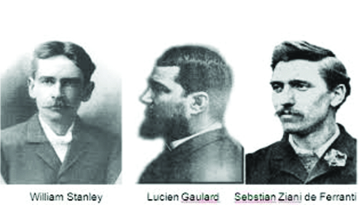 William Stanley, Lucien Gaulard và Sebstian Ferranti 