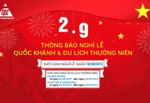 Nghỉ lễ và du lịch 2019