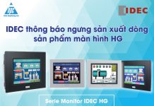 Ảnh bìa thông báo ngưng sx màn hình IDEC HG