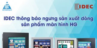 Ảnh bìa thông báo ngưng sx màn hình IDEC HG