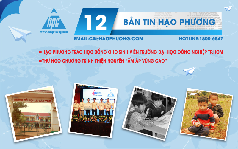 Ảnh bìa bản tin Hạo Phương 12.2019