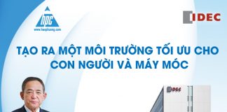 IDEC tạo môi trường tối ưu cho con người và máy móc