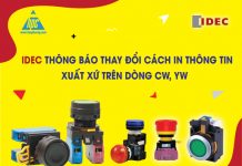 IDEC thông báo thay đổi cách in thông tin xuất xứ