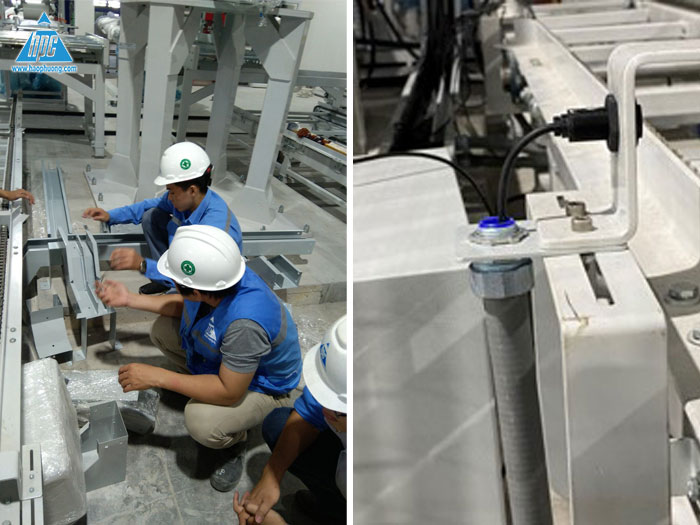 Hạo Phương hoàn thành giai đoạn 1 cung cấp và lắp đặt robot xếp bao tự động cho CP Việt Nam