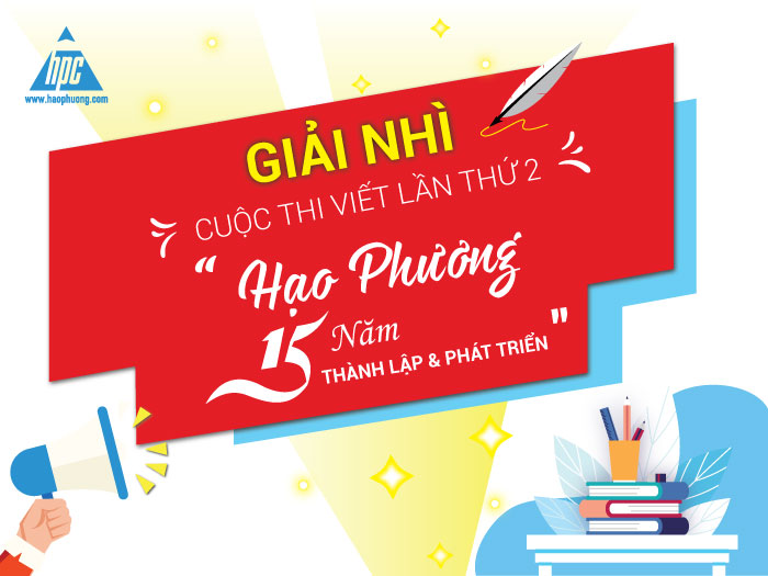 Giải nhì cuộc thi viết Hạo Phương lần thứ 2