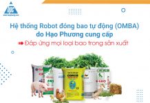 Hệ thống Robot đóng bao (OMBA) do Hạo Phương cung cấp