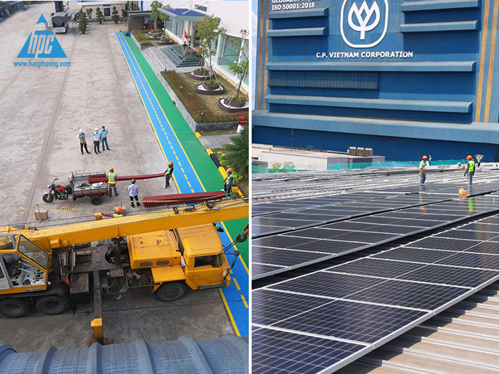 Hạo Phương hoàn thành lắp đặt solar cho C.P Việt Nam tại Bến Tre