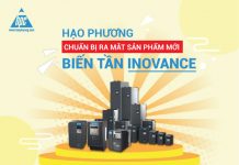 Hạo Phương thông báo chuẩn bị ra mắt biến tần Inovance