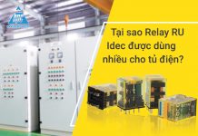 Relay RU được sử dụng phổ biến cho tủ điện