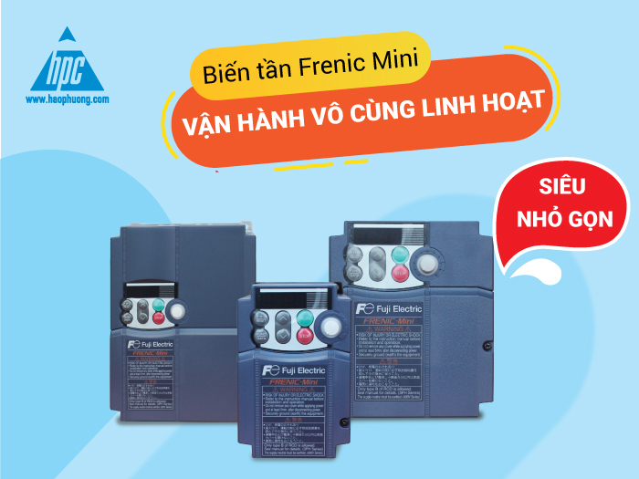 Biến tần Frenic Mini dòng biến tần có thiết kế nhỏ gọn nhưng vận hành vô cùng linh hoạt