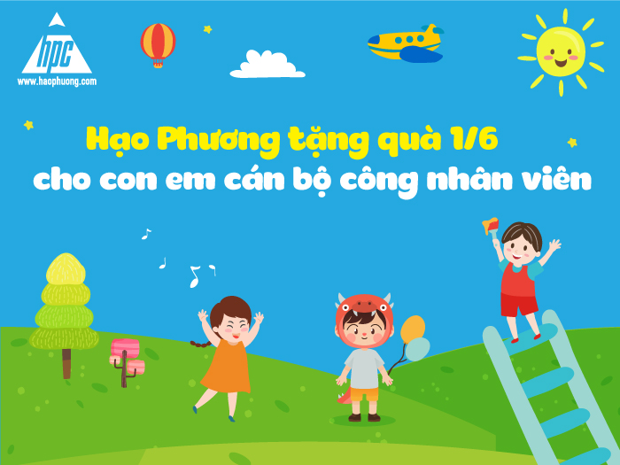 Hạo Phương tặng quà Quốc tế thiếu nhi cho con em của cán bộ công nhân viên