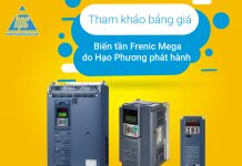 Tham khảo bảng giá biến tần Frenic Mega do Hạo Phương phát hành