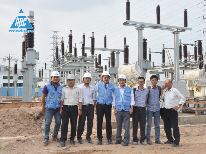 Trạm biến áp 110kV Vina Kyoei – Trạm biến áp lớn nhất khu công nghiệp Phú Mỹ được thực hiện bởi Hạo Phương