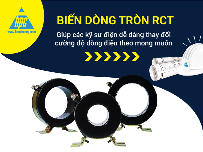 Biến dòng tròn RCT dễ dàng thay đổi cường độ dòng điện theo mong muốn