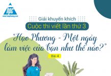 Giải khuyến khích cuộc thi viết lần thứ 3 “Hạo Phương – Một ngày làm việc của bạn như thế nào?” (Bài 4)