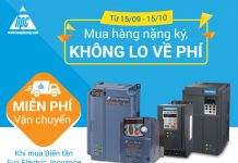 Hạo Phương khuyến mãi miễn phsi vận chuyển khi mua biến tần