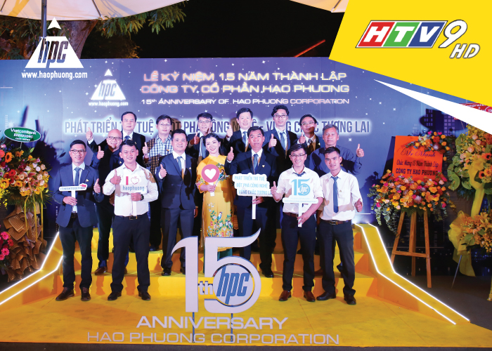 Truyền hình HTV9 đưa tin về sự kiện “Kỷ niệm 15 năm thành lập và phát triển” của công ty Cổ phần Hạo Phương