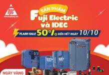 Hạo Phương khởi động chương trình Flash sale 50% các sản phẩm của Fuji Electric và IDEC đến hết ngày 10/10