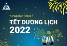 Hạo Phương thông báo lịch nghỉ Tết Dương lịch năm 2022