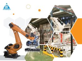Robot Palletizing – Cánh tay đắc lực trong khâu bốc xếp bao thành phẩm tại các nhà máy