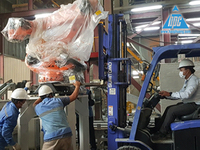 Hạo Phương hoàn thành dự án lắp đặt hệ thống Robot xếp bao Palletizing tại nhà máy Sika Đồng Nai